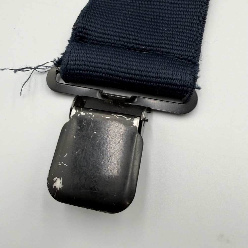Duluth Trading Co Mens Elastic Y-Back Suspender Blue Leather Brass Adjust Work - Picture 7 of 9